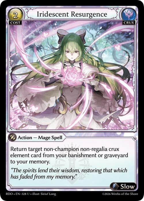 Iridescent Resurgence — Radiant Origins card