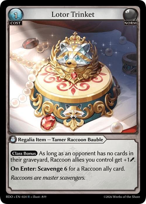 Lotor Trinket — Radiant Origins card