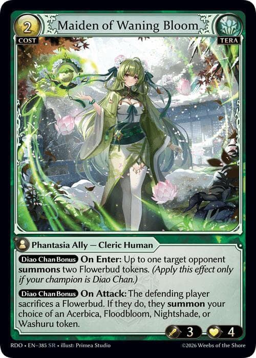 Maiden of Waning Bloom — Radiant Origins card
