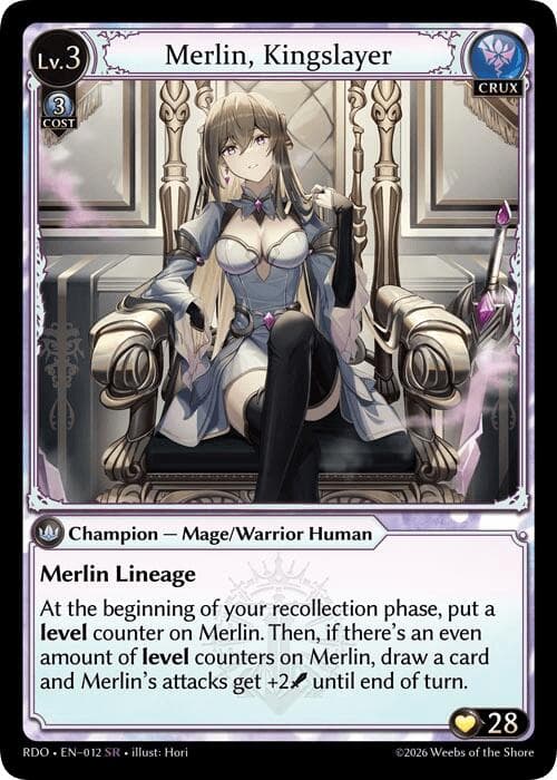 Merlin, Kingslayer — Radiant Origins card