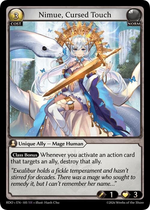 Nimue, Cursed Touch — Radiant Origins card
