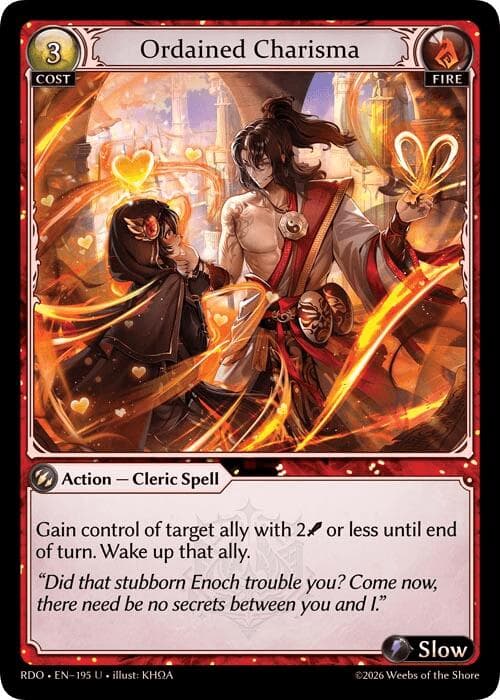 Ordained Charisma — Radiant Origins card