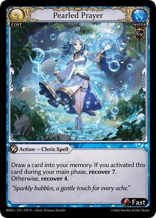 Pearled Prayer — Radiant Origins card