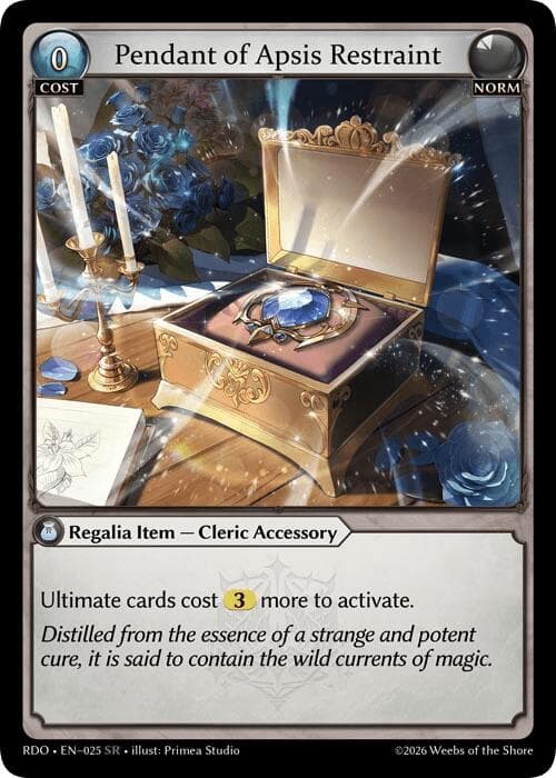 Pendant of Apsis Restraint — Radiant Origins card