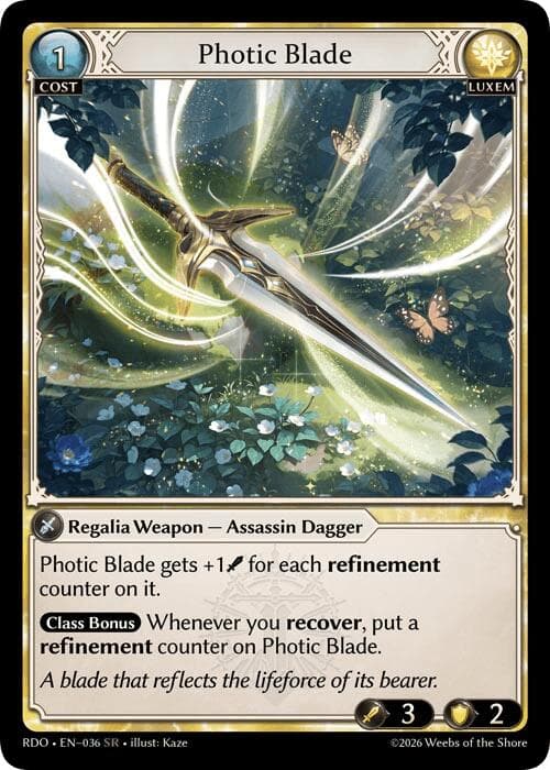 Photic Blade — Radiant Origins card