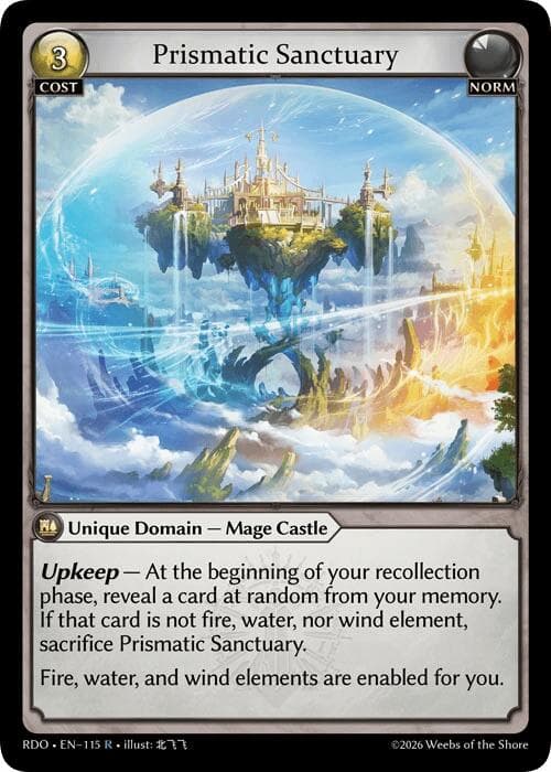 Prismatic Sanctuary — Radiant Origins card