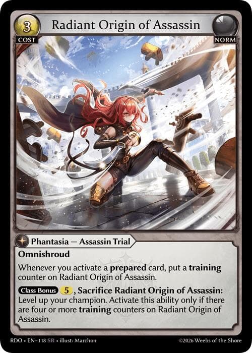 Radiant Origin of Assassin — Radiant Origins card