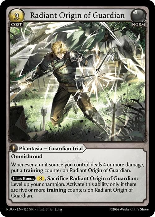 Radiant Origin of Guardian — Radiant Origins card