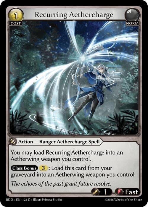 Recurring Aethercharge — Radiant Origins card