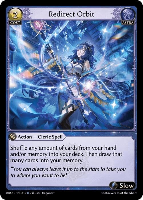Redirect Orbit — Radiant Origins card