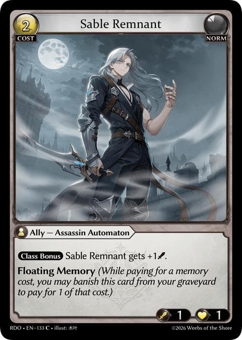 Sable Remnant — Radiant Origins card