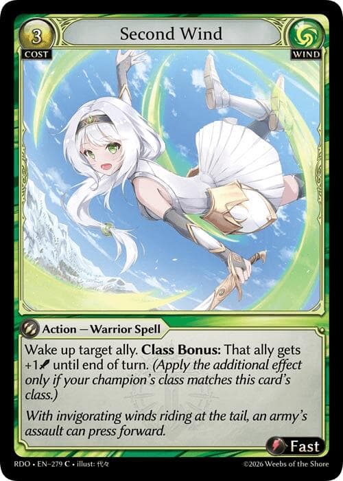 Second Wind — Radiant Origins card
