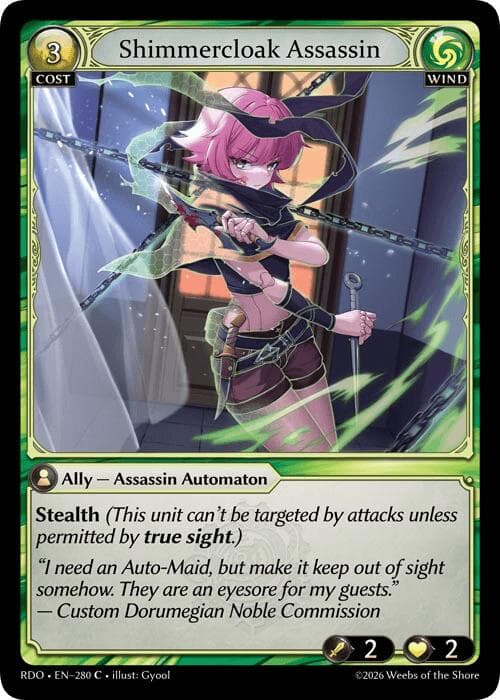 Shimmercloak Assassin — Radiant Origins card