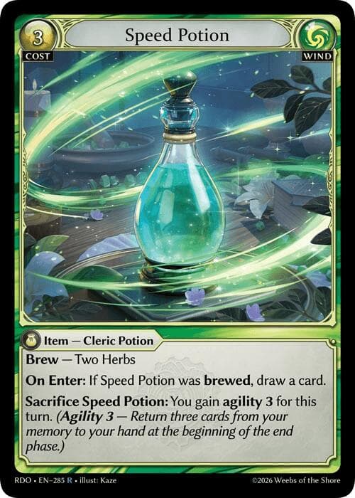 Speed Potion — Radiant Origins card