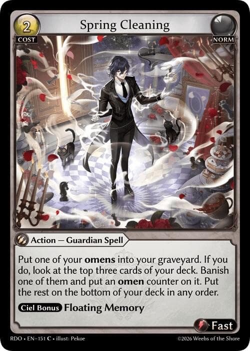 Spring Cleaning — Radiant Origins card