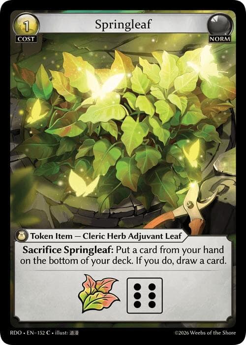 Springleaf — Radiant Origins card