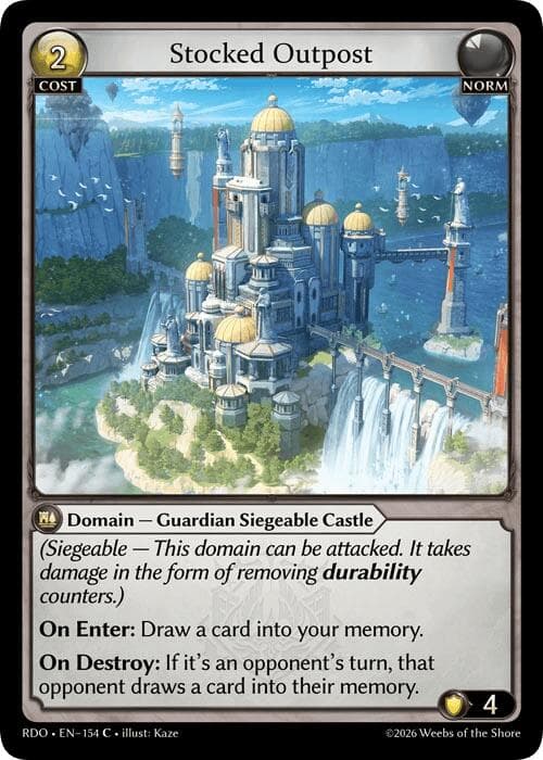 Stocked Outpost — Radiant Origins card