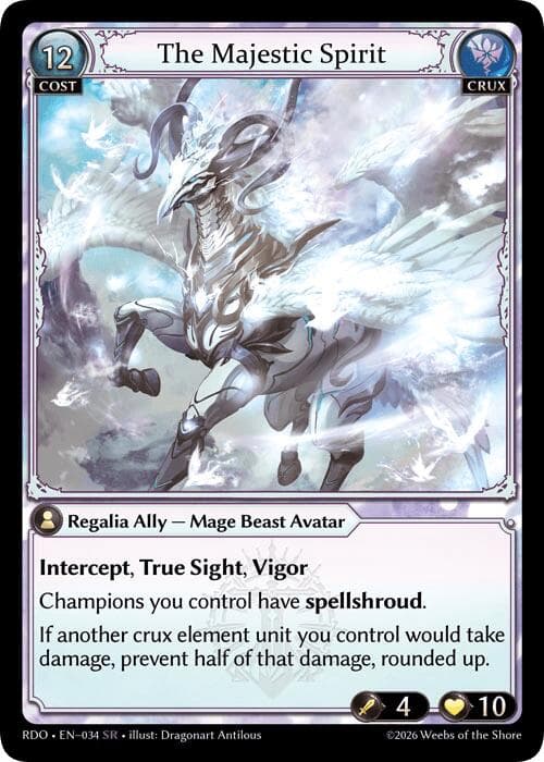 The Majestic Spirit — Radiant Origins card