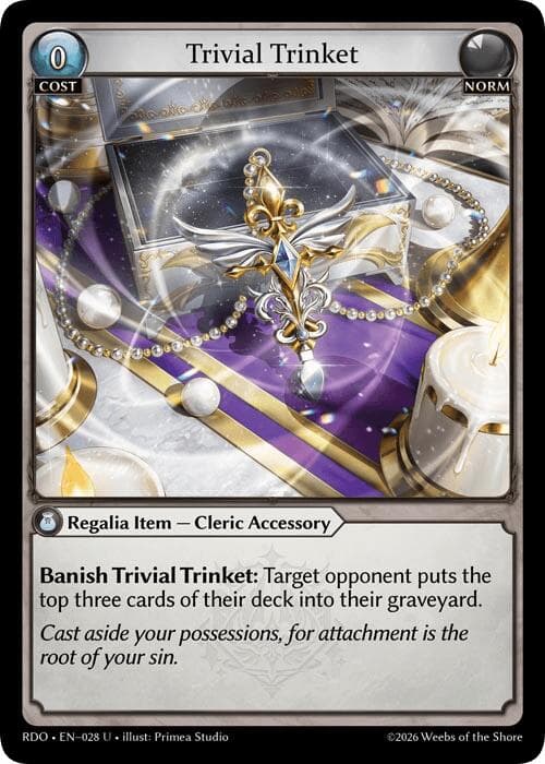 Trivial Trinket — Radiant Origins card