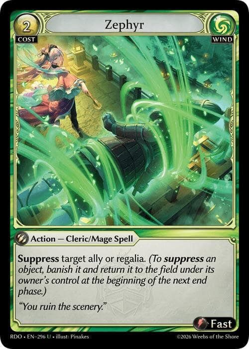Zephyr — Radiant Origins card