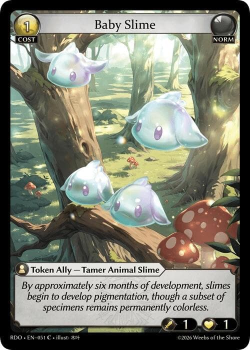 Baby Slime (Curio Foil) — Radiant Origins card