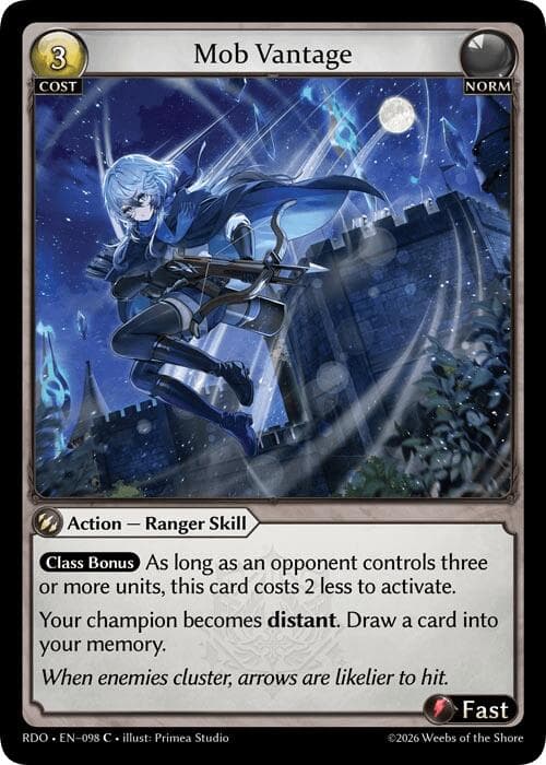 Mob Vantage (Curio Foil) — Radiant Origins card