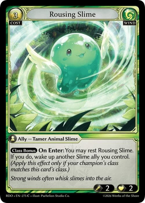 Rousing Slime (Curio Foil) — Radiant Origins card