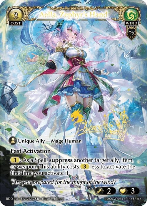 Aella, Zephyr's Hand (CSR) — Radiant Origins card