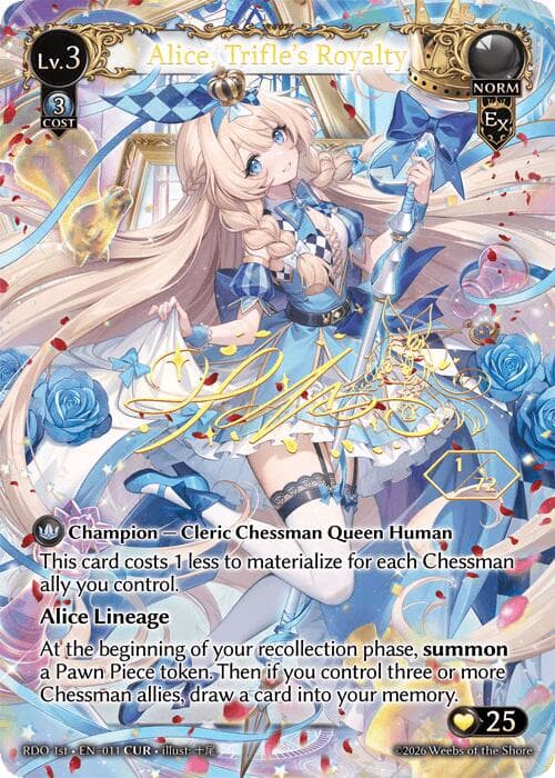 Alice, Trifle's Royalty (CUR) — Radiant Origins card