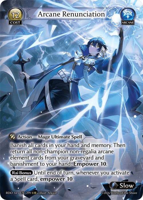 Arcane Renunciation — Radiant Origins card