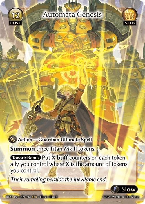 Automata Genesis — Radiant Origins card
