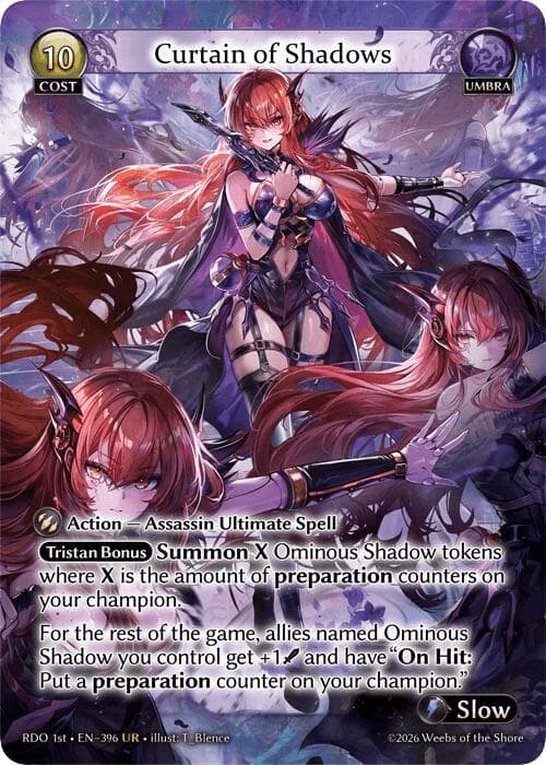 Curtain of Shadows — Radiant Origins card