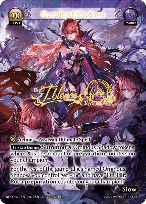 Curtain of Shadows (CSR) — Radiant Origins card
