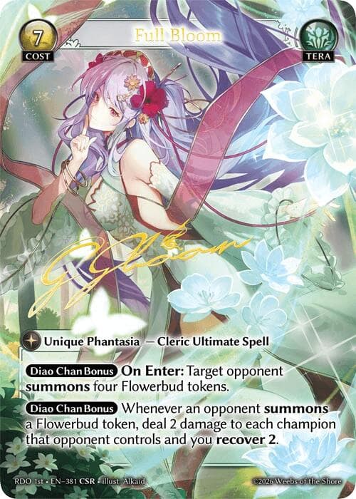 Full Bloom (CSR) — Radiant Origins card