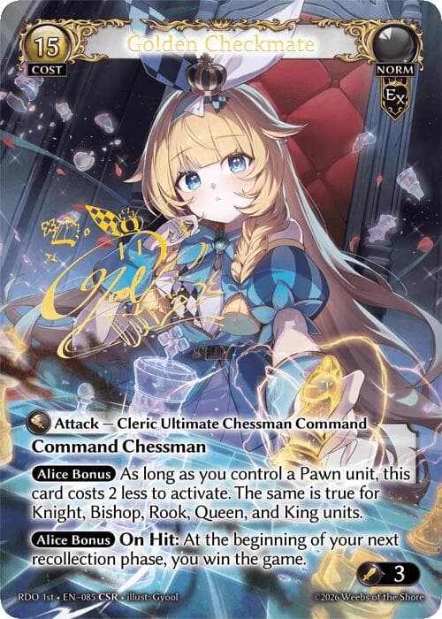 Golden Checkmate (CSR) — Radiant Origins card
