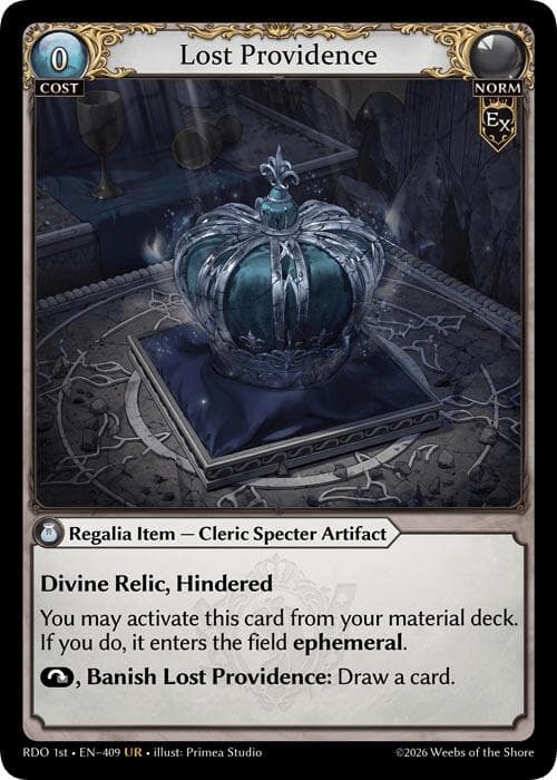 Lost Providence — Radiant Origins card