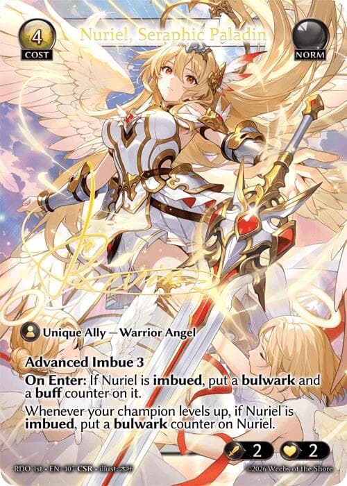 Nuriel, Seraphic Paladin (CSR) — Radiant Origins card
