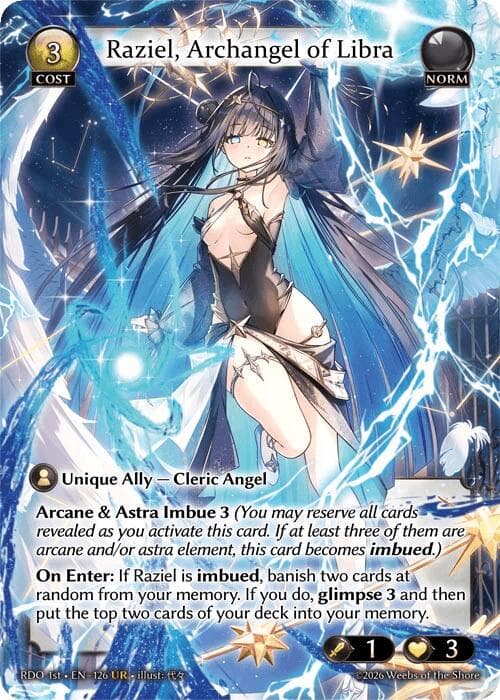 Raziel, Archangel of Libra — Radiant Origins card
