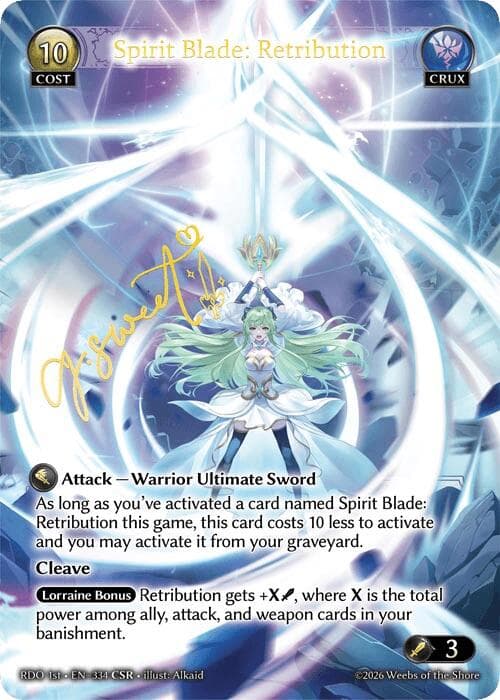 Spirit Blade: Retribution (CSR) — Radiant Origins card