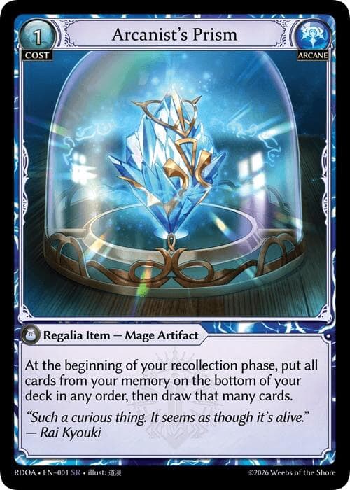 Arcanist's Prism — Radiant Origins card