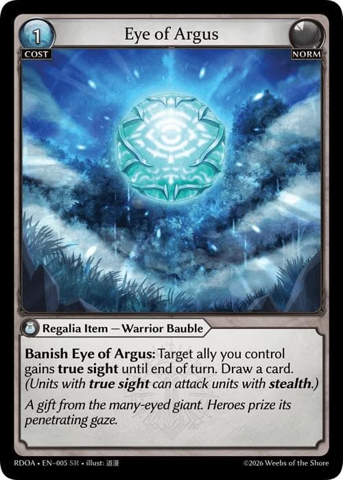 Eye of Argus — Radiant Origins card