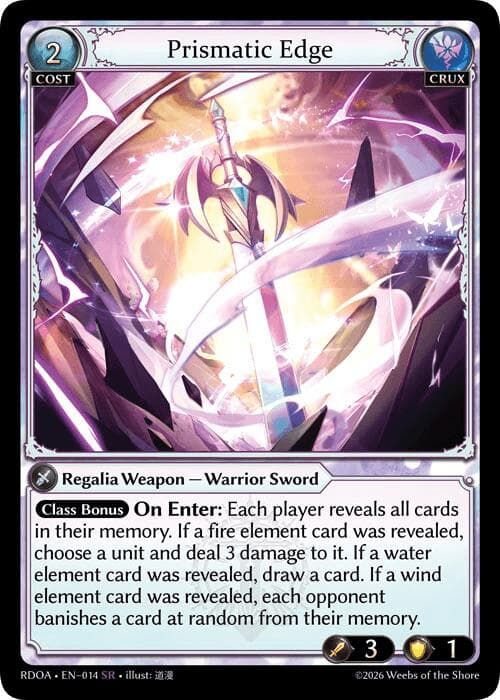 Prismatic Edge — Radiant Origins card