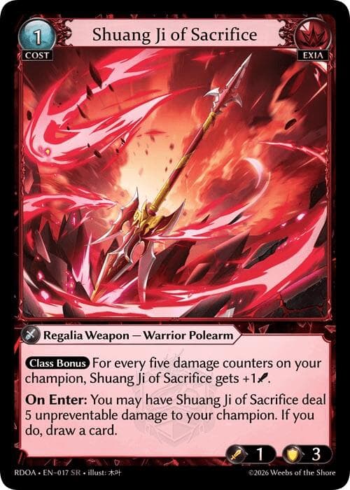 Shuang Ji of Sacrifice — Radiant Origins card