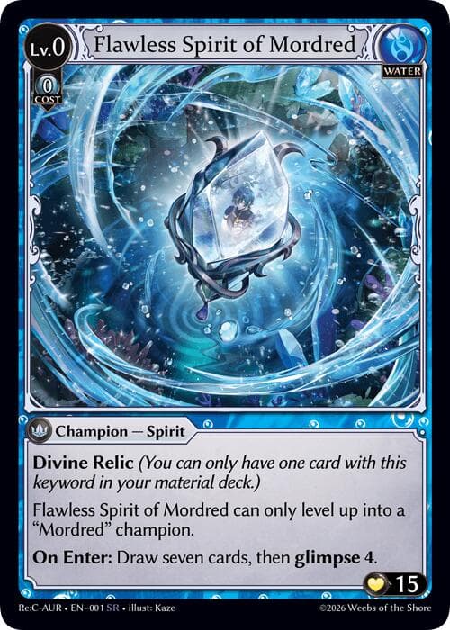Flawless Spirit of Mordred — Mordred Re: Collection, Aurelian Regent card