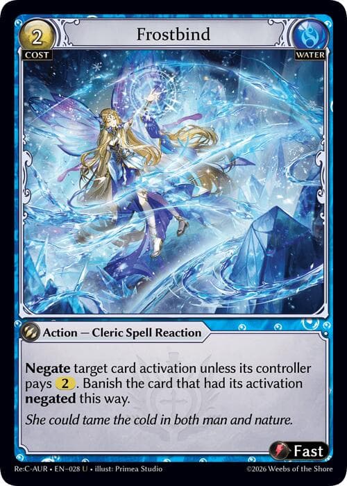 Frostbind — Mordred Re: Collection, Aurelian Regent card