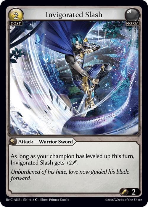 Invigorated Slash — Mordred Re: Collection, Aurelian Regent card