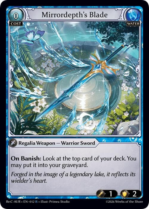 Mirrordepth's Blade — Mordred Re: Collection, Aurelian Regent card