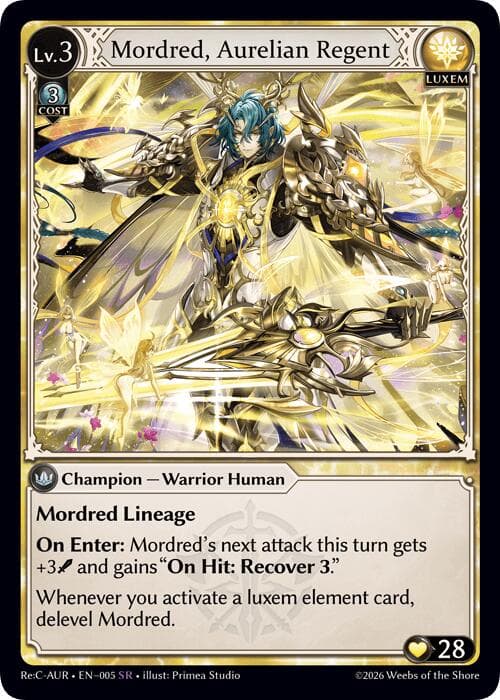 Mordred, Aurelian Regent — Mordred Re: Collection, Aurelian Regent card