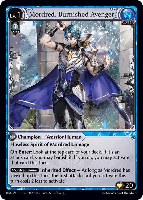 Mordred, Burnished Avenger — Mordred Re: Collection, Aurelian Regent card