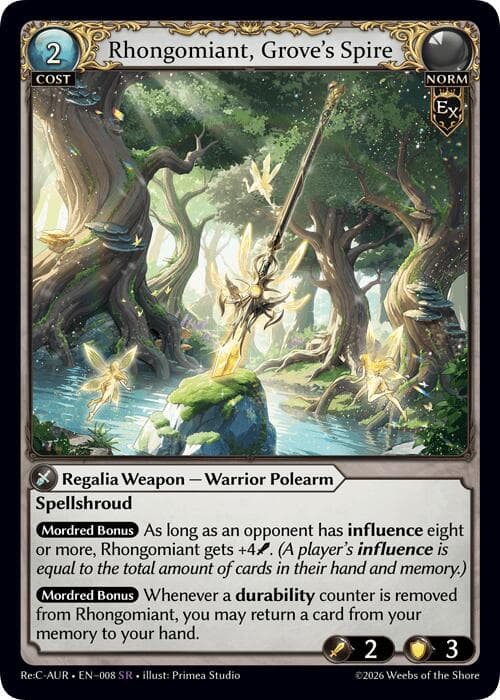 Rhongomiant, Grove's Spire — Mordred Re: Collection, Aurelian Regent card